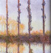 Claude Monet Four pieces of poplar Spain oil painting artist